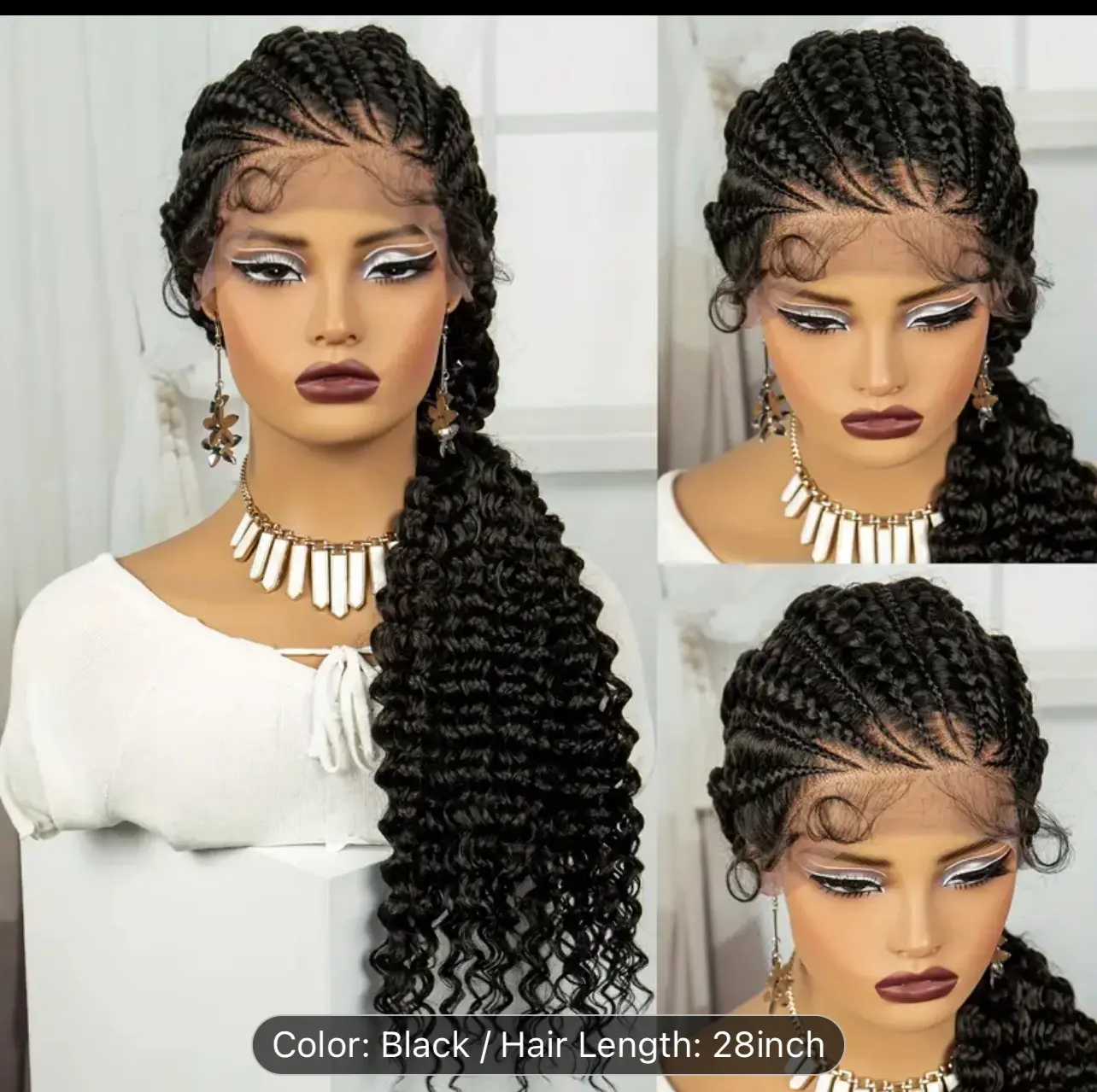 Braid Forehead Design