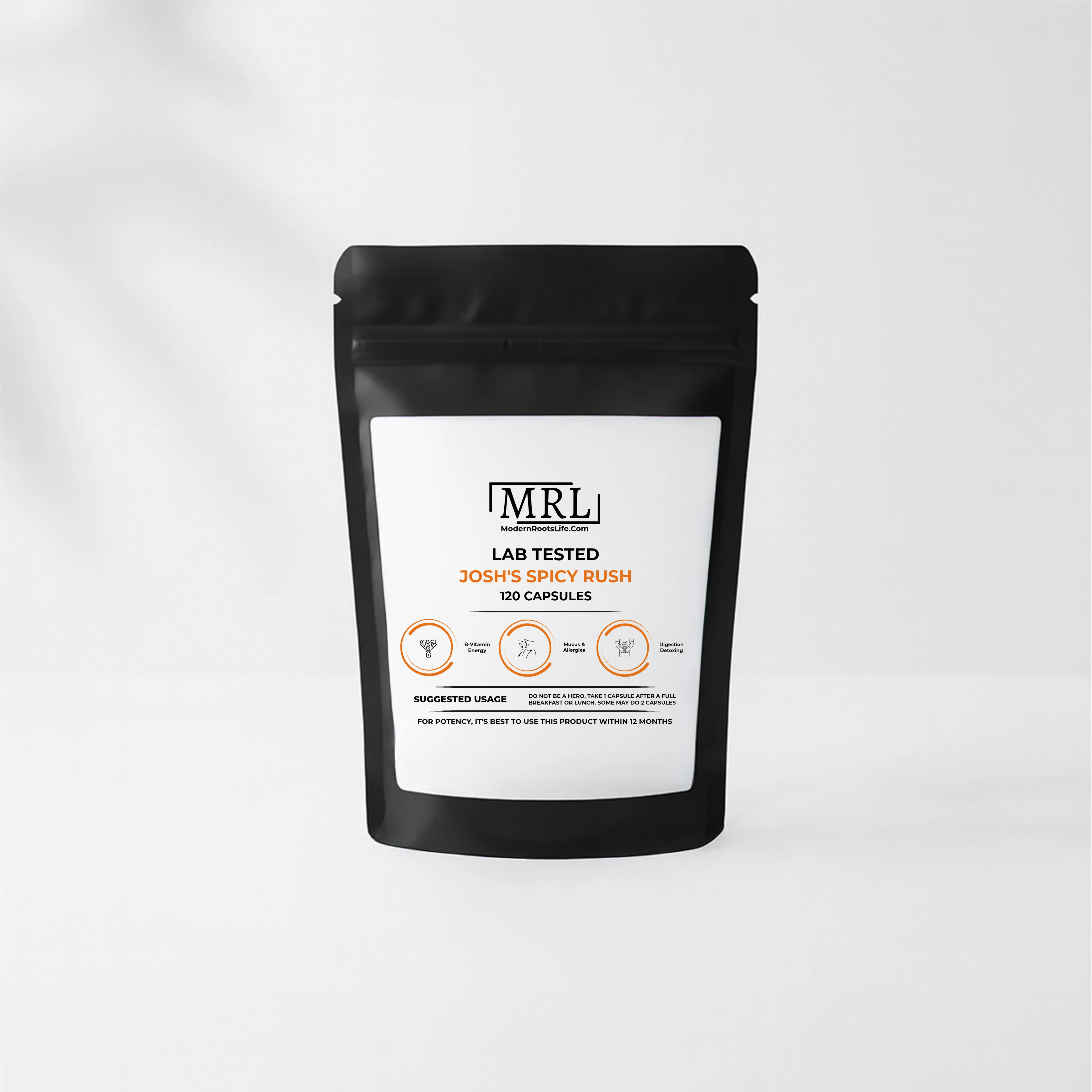 Josh's Spicy Rush - 90k Cayenne and B3 Niacinamide - Energy and Mucus