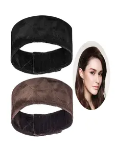 2pc Women's Wig Grips, Adjustable Velvet Non-Slip Wig Bands, Glue-Free Wig Holders, Comfortable Headbands Prevent Wig Slippage