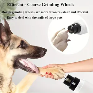 Professional Dog Nail Grinder For Pet Grooming USB Rechargeable, 2 Speed, Dog Nail Trimmers For Small Medium Or Large Dogs Or Cats The Best Dog Nail Clipper Grooming Kit For Dogs