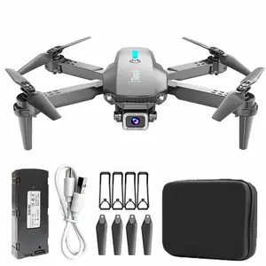Foldable HD RC Drone, 4-Wing Quadcopter, Anti-Stuck Circuit Board & Brand Decal Design, One Key Start, Headless Mode, Perfect Birthday & Christmas Gift, TongLi RC Drone