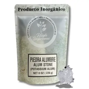 Alum Stone (Piedra de Alumbre) – 8 oz (226g) – Natural Potassium Alum Crystal Rock – Deodorant, Shaving, Skin Care & Healing – 100% Pure Fitkari – For Face, Intimate Wash, Cooking & More