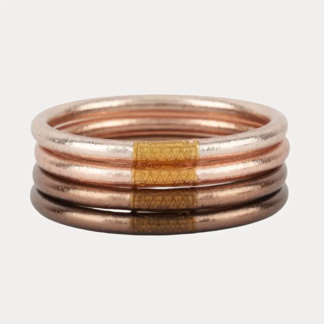 Fawn All Weather Bangles® (Set of 4) - Serenity Prayer