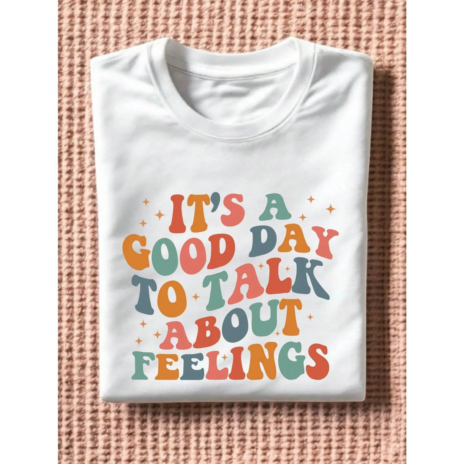 It's A Good Day To Talk About Feelings T-Shirt, Social Work School Counselor Shirt, Guidance Counselor Tee, Funny Therapist Tee, Psychologist Gift Tee. TD1029