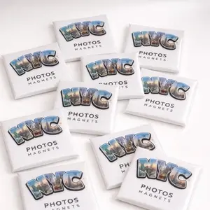 NYC Photos Magnets Custom 10 Photo Magnets for Home Office Decorative Magnetic Display 2x2 Inches High-Quality Print Strong Backing Perfect for Refrigerators Lockers and Office Boards
