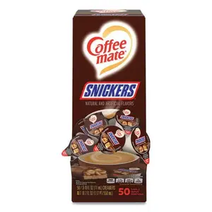 Coffee-Mate 61425BX Liquid Coffee Creamer, Snickers - 50 Count