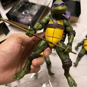 Teenage Mutant Ninja Turtles Animated Character Neca 1990 Movie Edition Limited Edition Action Figure Model Pvc Statue Room Deco popular