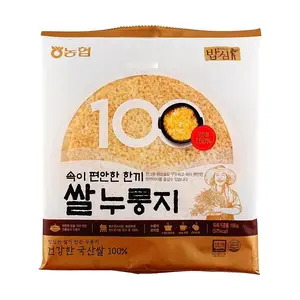 NONGHYUP Korean Roasted Rice Crisps 150g - Traditional Snack, Perfect for Nurungji Soup Base