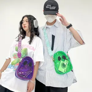 Ghost Ghost Backpack Trendy Funny Personality Transparent PVC Ghost Backpack