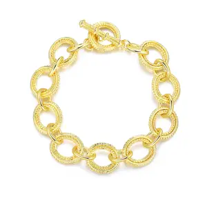 Aprilery Wire Cable Classic Barcelets for Women, Chain Bracelet Circle Link Bracelets, Twisted Cable Bracelet Trendy Jewellery Accessories Gifts