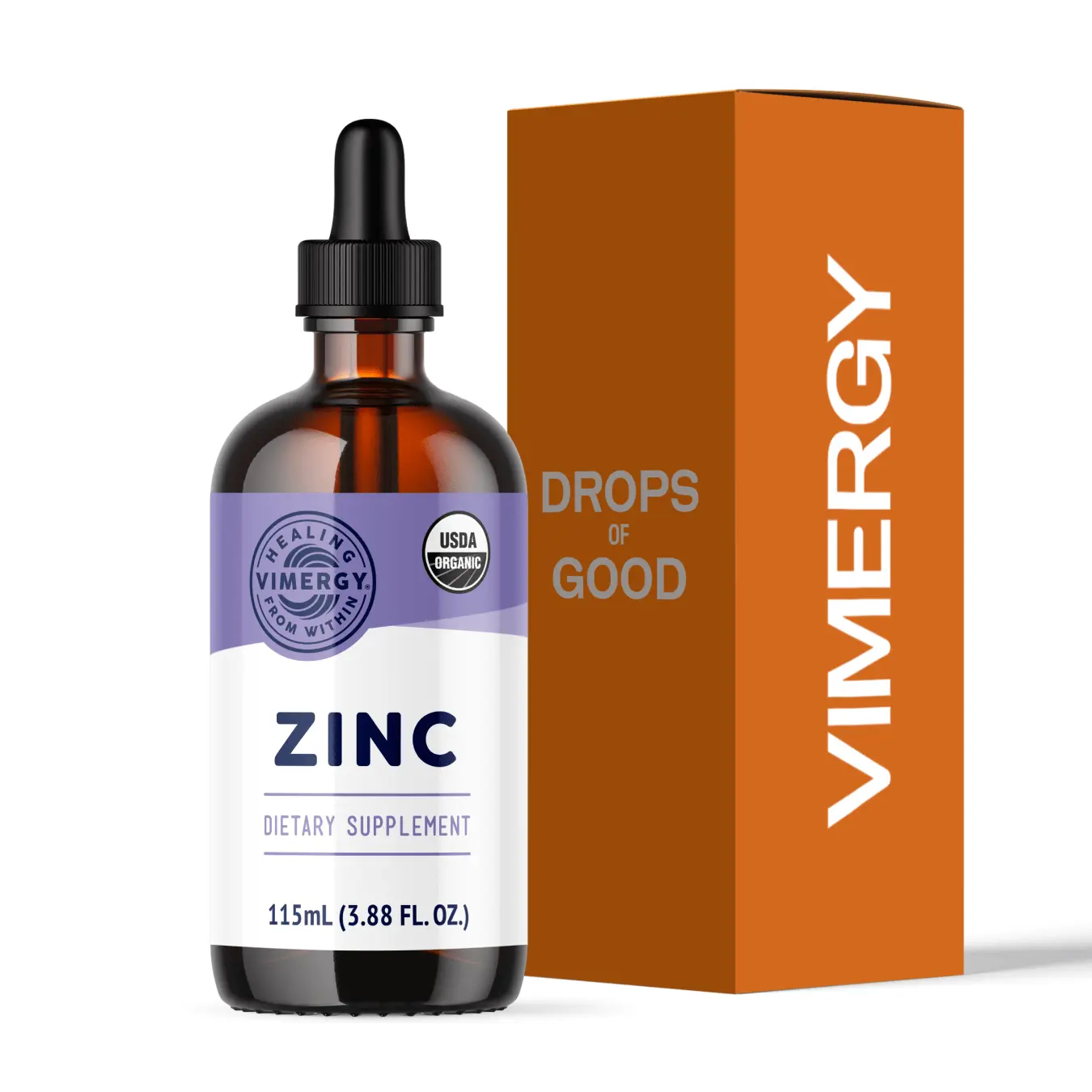 Vimergy Organic Liquid Zinc 115mL Vimergy Organic Liquid Zinc 115mL