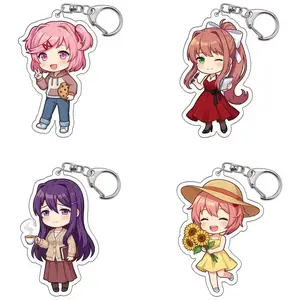 DDLC Acrylic Keychain, Doki Doki Literature Club Charm