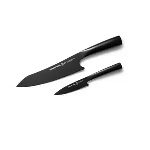Schmidt Bros Cutlery 2pc Prep Knife Set Jet Black