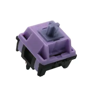 Blackberry Switch Silent Linear 42g Pre-Lubed 5-Pin Hot-Swap POM+TPE Stem HMX Switches for MX Mechanical Keyboard