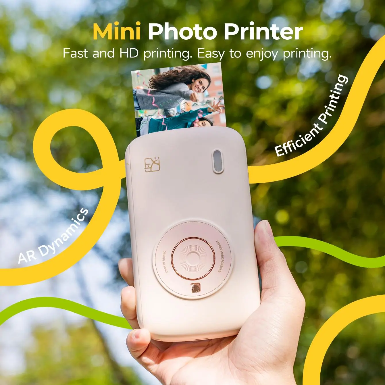 4PASS Mini Pocket Photo Printer for iPhone/Android - 2.1x3.4" Wireless Bluetooth Instant Prints, No Ink Needed, Dye-Sublimation Tech Portable Printer#SummerWins #DealsForYouDays