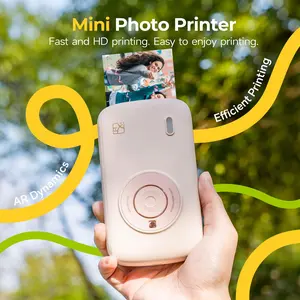 4PASS Pocket-Sized Photo Printer for iPhone & Android – Wireless Bluetooth Instant Print, 2.1×3.4" Mini Prints, No Ink Needed with Dye Sublimation Tech