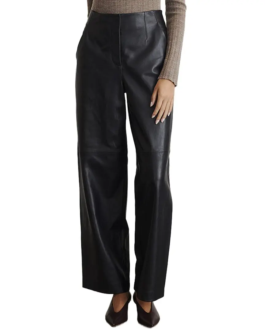 Tanya Taylor Jackson Leather Pant