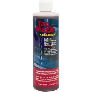 Tap Magic Xtra-Thick Semisynthetic Metal Cutting Fluid - 16 oz Bottle, Ideal for Stainless Steel, Titanium Applications (70016T)