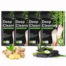 40PCS Gentle Herbal Foot Masks Pack - 4 Herbs Blend with Ginger Powder, Bamboo Vinegar, Rosemary, Charcoal, Herbal Ingredients, Heat-Warm Muscles, Relaxing Cleansing Footpatch, Moisture Boost, Stress Relief Sleep Aid
