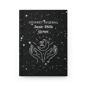 Cosmic Gemini Journal, Astro Journal for Writers, Perfect Gift for Astrology Lovers, Zodiac-Themed Notebook, Night Sky Journal