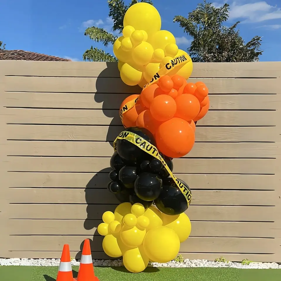 CONSTRUCTION Theme Balloon Garland Kit - Balloon Arch Kit