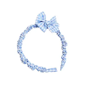Gingham Bow Headband