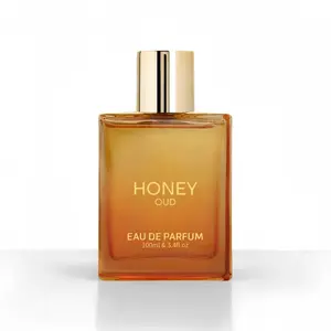 Women's Luxury Honey Oud EDP 100ml, Vanilla Perfumes, Long Lasting Perfume, Perfumes Para Mujeres, Bergamot Patchouli & Vanilla Scent, Sweet earthy floral spicy aroma, vegan cruelty-free elegant fragrance, great for daily use and gifting