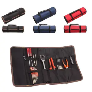 Universal Motorcycle Tools Bag Multifunction Tool Bag Organizer Oxford Pocket Toolkit Rolled Bag Portable Large Capacity Bags Tool Storage Bag For BMW R1200GS