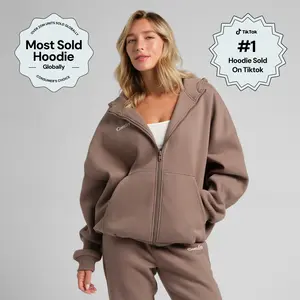 Comfrt | Cloud Zip Oversized Hoodie | Soft Oversized Zip Up Hoodie For Men & Women