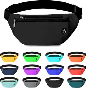 Unisex Fanny Pack Water Resistant Crossbody Belt Bag for Women Men Travel Hiking Running Versatile Outdoor Essentials Storage