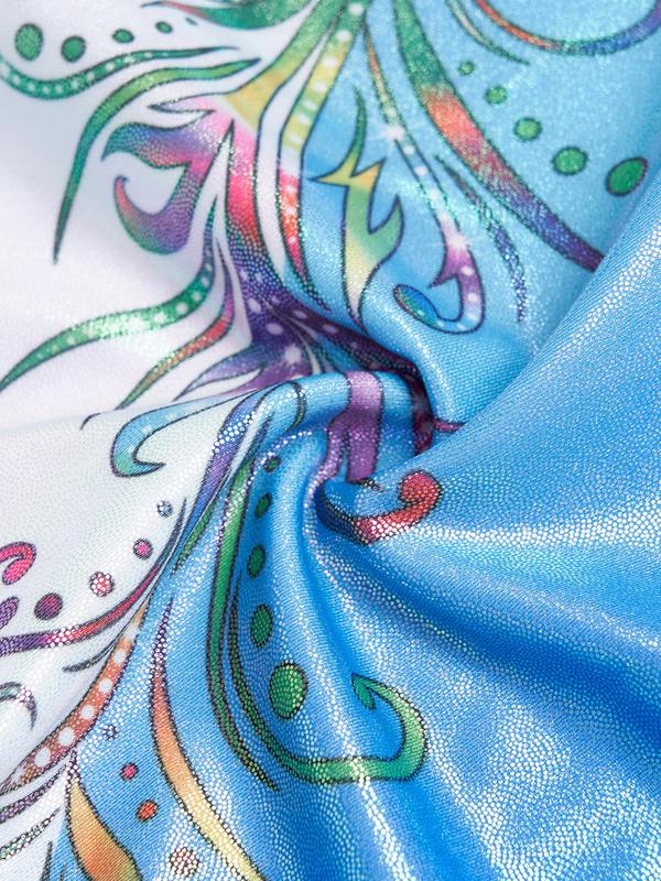 Girls Gymnastics Leotard Set, Long Sleeve Sports with Shorts, Comfortable Fashion Clothing for Ages 3-12, Kids Activewear