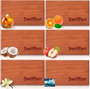 Pcs Car Wood Air Freshener Refill Bulk Car Odor Eliminator Cars Air Freshener Vehicle Scent Diffuser, Amber, Coconut, Grove, Vanilla, Ocean, Apple Refill, No Clip Included