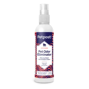 Petpost | Pet Odor Eliminator Spray for Dogs & Cats - Naturally Effective Deodorant and Bad Smell Killer - For Spraying Your Pet or Around the Home 8 oz.