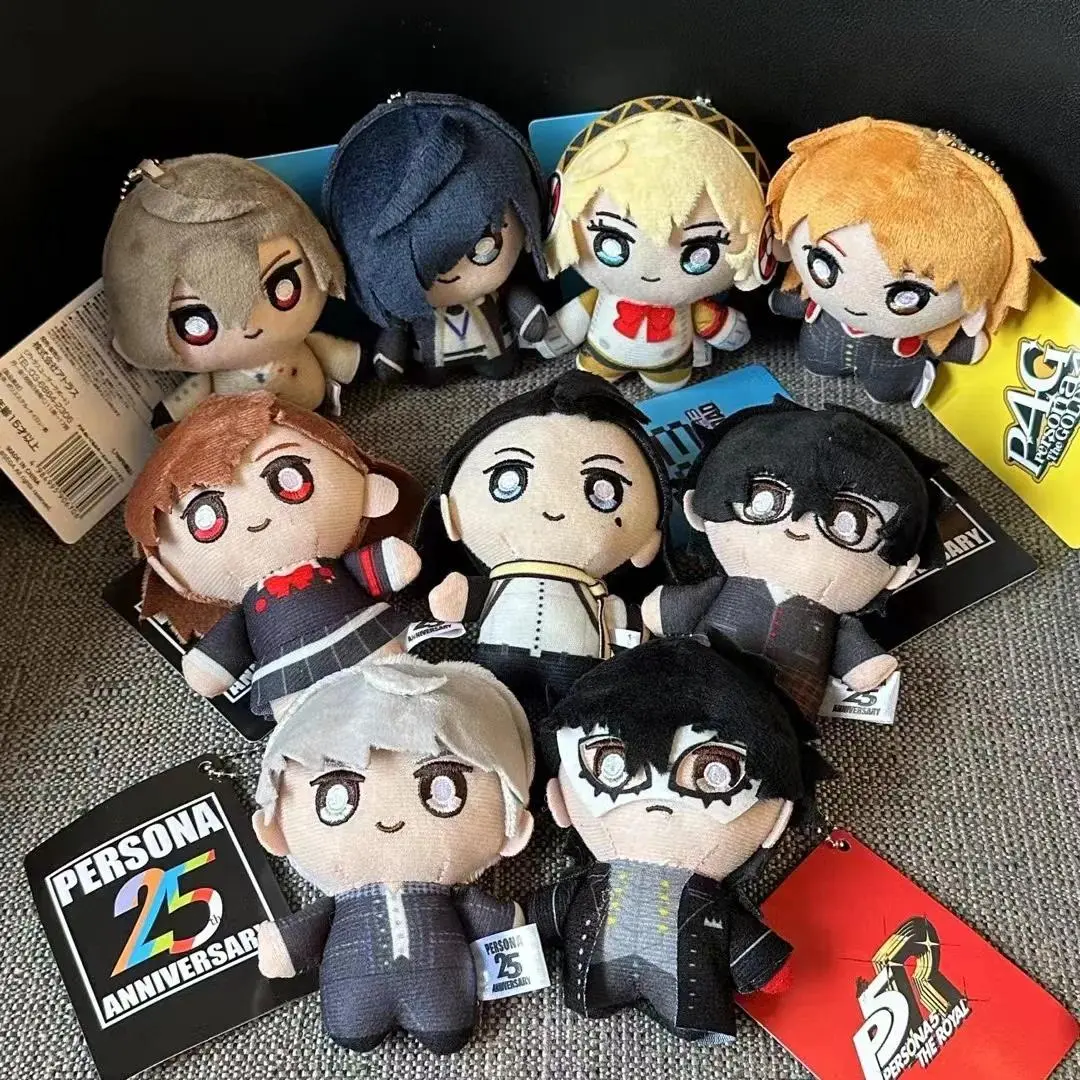 10CM Persona Plush Toy 25th Anniversary Joker Shiomi Kotone Yuuki Makoto Cosplay Anime Plushie Pendant Kids Christmas Gifts