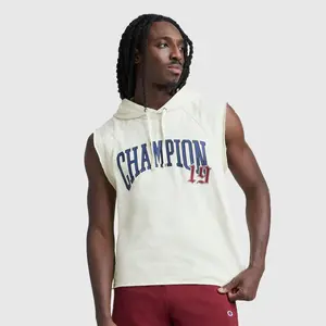 Modern Retro Washed Sleeveless Hoodie, C Logo