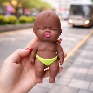 Ugly Cute Baby Squishies Toy, Soft Stress Relief Silicone Reborn Doll Fidget, Funny Squeeze Toy, Decompression Gag Gift for Adults, Desk Decor, Squishies Toys