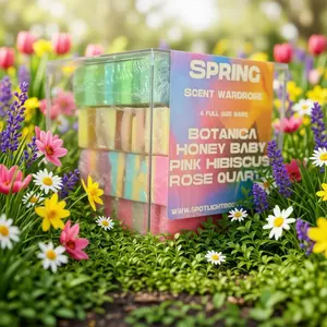 SPRING Scent Wardrobe 4 soap bar collection