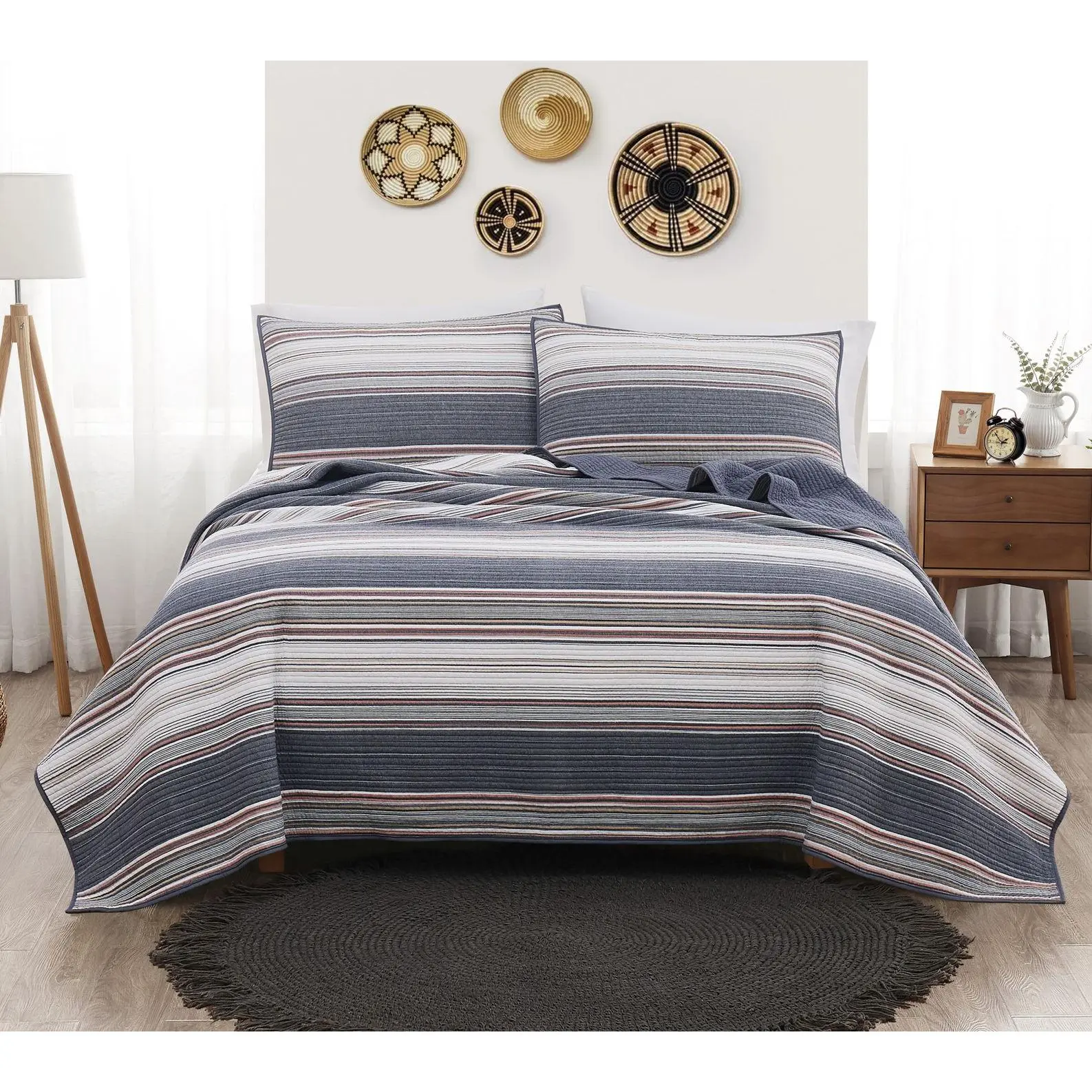 Brooklyn Loom Yarn Dye Full/Queen Quilt Set Brooklyn Loom Yarn Dye Full/Queen Quilt Set