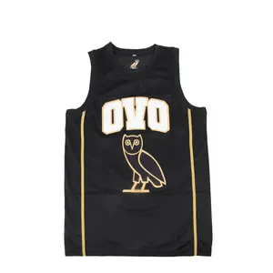 #6 Drake Ovo So Far Gone Men's Movie Basketball Jersey Stitched Black And White sport day