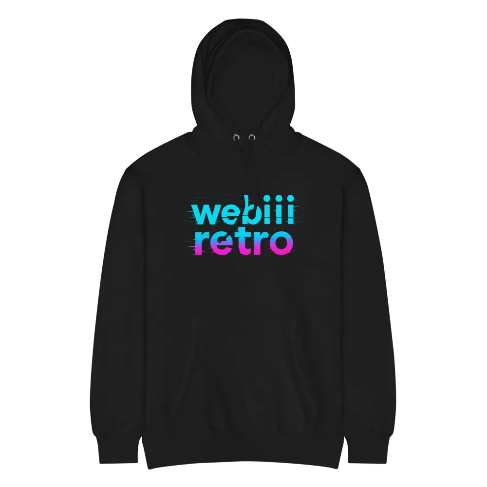 "webiii retro" Unisex Premium Hoodie