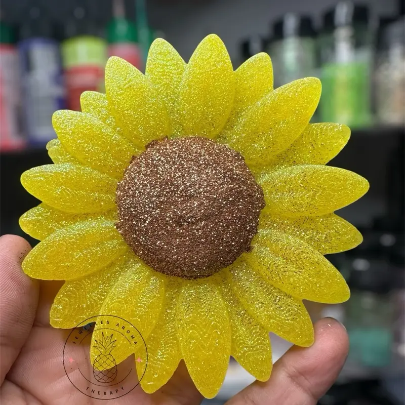 3D Car Freshie Sunflower