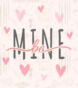 Be Mine Physical Valentine's Tag (25 pcs.)