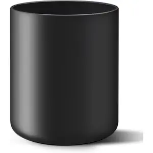 Black Large Utensil Holder for Kitchen Counter, High 7.2 Matte Ceramic Utensils Crock, Easy to Clean, Modern Spatula Cooking Utensil Holder