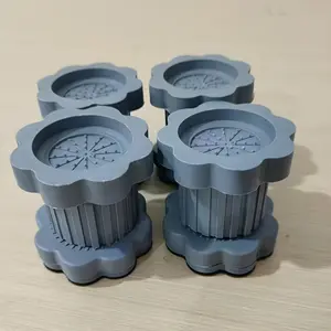 4pcs Anti-Slip Washing Machine Feet Pads, Vibration Reduction Roller Mats, Fixed Base Anti-Shake Foot Pad, Washer Shock Absorber