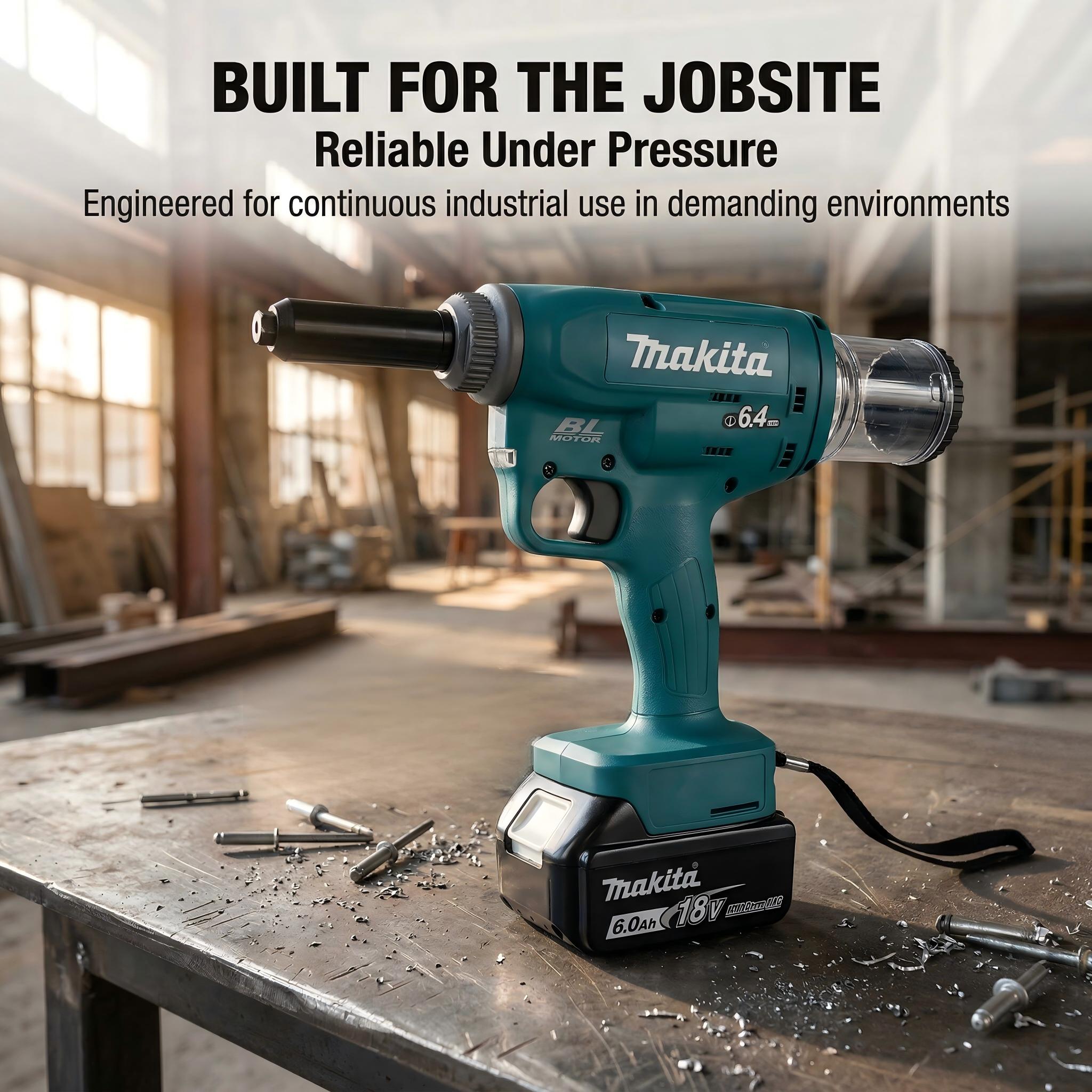 Makita cordless rivet gun