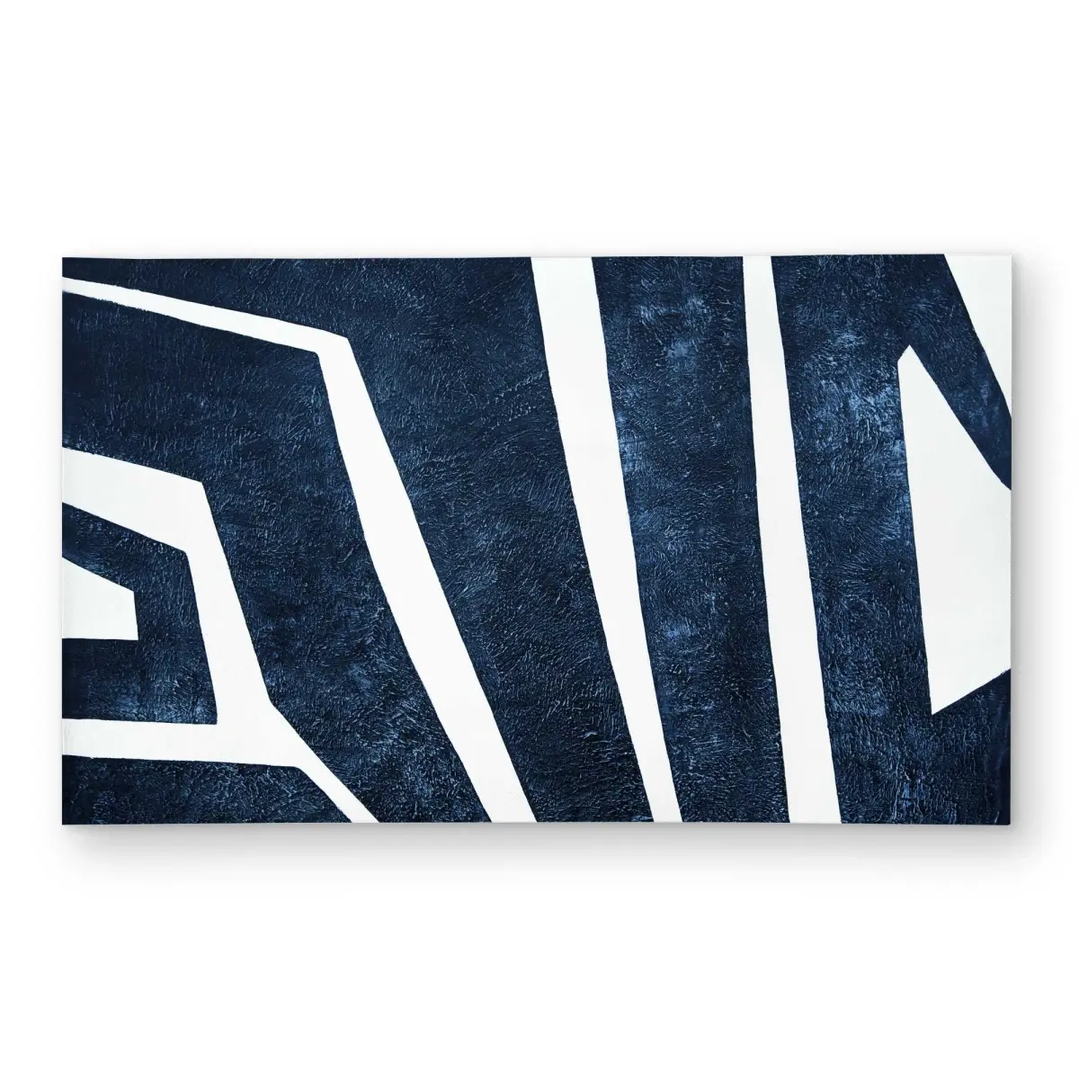 Begin Home Decor C1ROAR3597YERB 3 x 5 ft. Blue Labyrinth - Abstract Outdoor Rectangle Area Rug for Home Decor