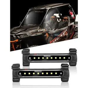 SUNPIE LED Dome Lights for UTV Universal Roll Bar Interior Lights w/White&Red Compatible with Polaris(RZR/Ranger/General) Honda(Talon/Pioneer) Canam Kawasaki(Teryx/Mule) Golf Cart Yamaha Wrangler Vehicle