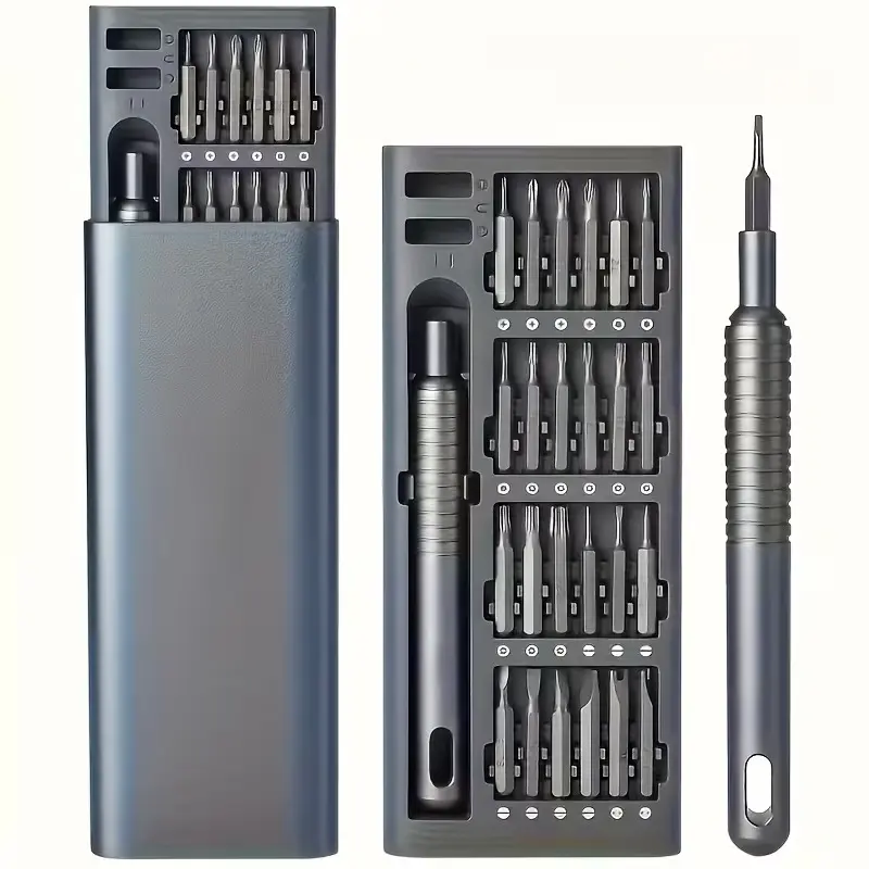 25-in-1 Precision Screwdriver Set, Magnetic Mini Repair Tool Kit for Phone, Computer, Laptop, MacBook, Watch, Glasses & Jewelry, High-Strength Steel Bits with Storage Case, Gift for Men
