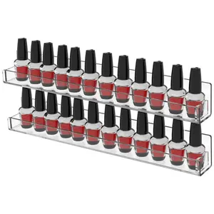 Nail Polish shelf wall-mounted bookcase acrylic transparent narrow shelf storage wall narrow