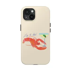 Lady The Lobster Phone Case for iPhone 17 16 15 14 13 12 11 Air Plus Pro Max iPhone  , Tough Phone Cases .